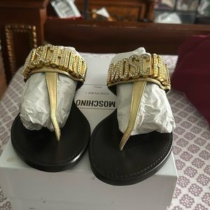 Brand new Moschino slippers